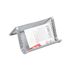 Подставка для визиток Berlingo - Металлическая сетка - Серебристая