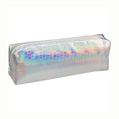 Пенал-косметичка ArtSpace Silver - 200*70*45 мм - Мягкий