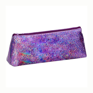 Пенал-косметичка ArtSpace Shiny purple - 200*80*50 мм - Мягкий