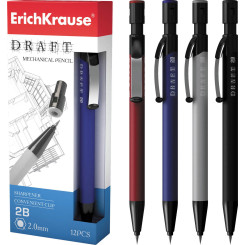 Карандаш механический Erich Krause Draft с точилкой - 2 мм