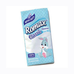 Платочки бумажные Romax - 3 слоя - 10 штук