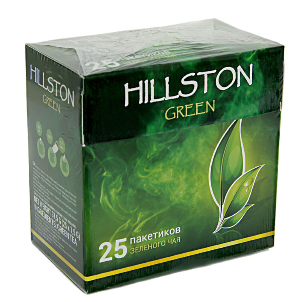 Чай Hillston - Зеленый - 25 пакетиков Чай Hillston - Зеленый - 25 пакетиков