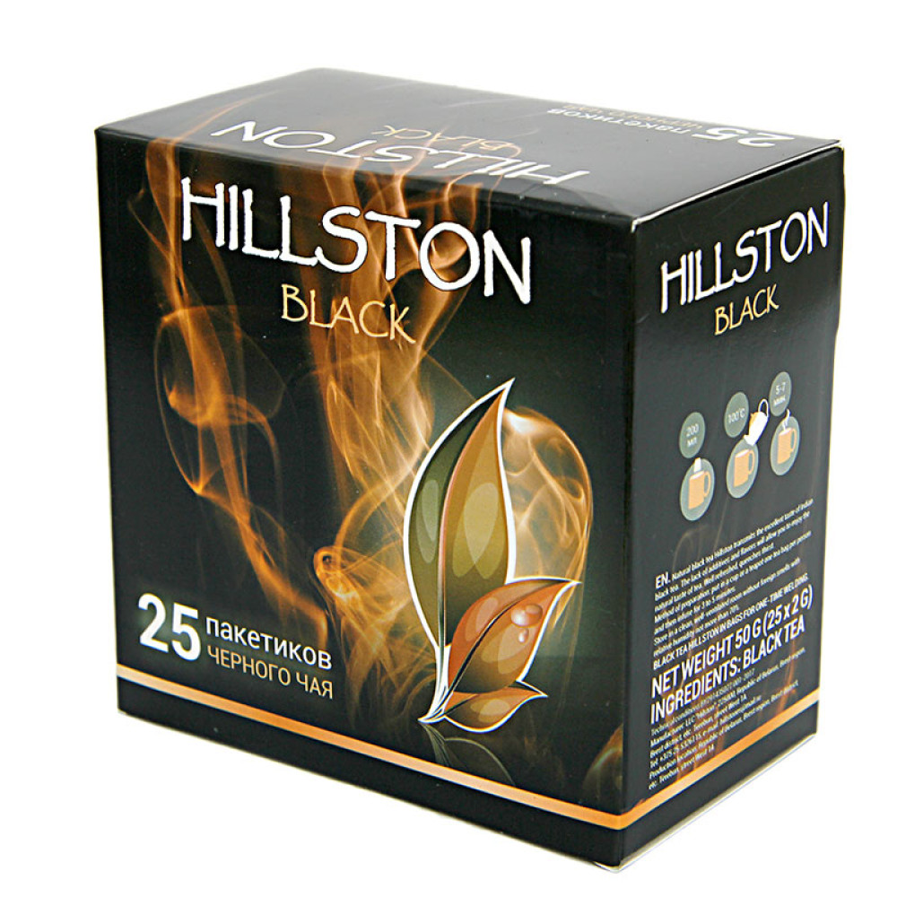 Чай Hillston - Черный индийский - 25 пакетиков Чай Hillston - Черный индийский - 25 пакетиков