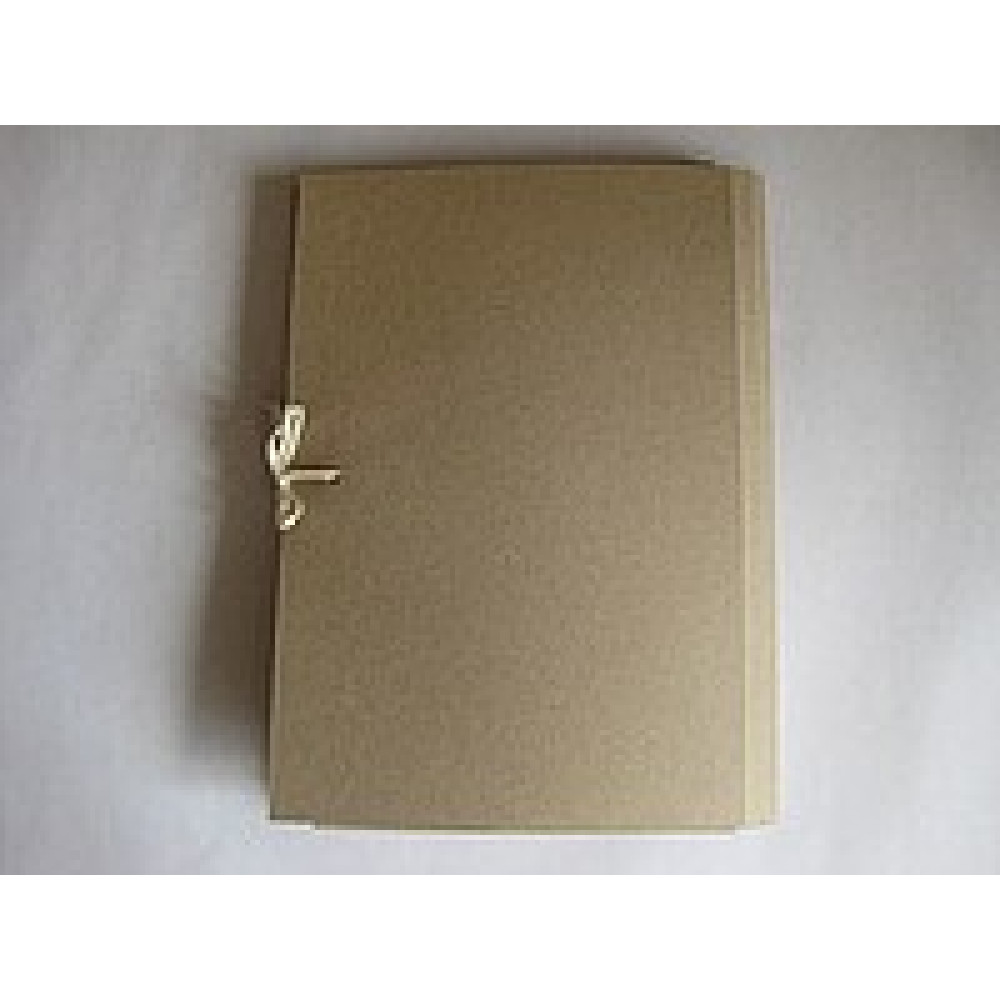 Папка картонная на завязках - Увеличенный клапан Папка картонная на завязках - Увеличенный клапан