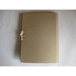 Папка картонная на завязках - Увеличенный клапан Папка картонная на завязках - Увеличенный клапан