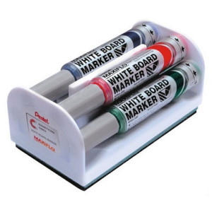 Набор маркеров для доски Pentel Maxiflo - 4 штуки - ассорти