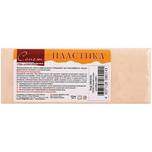 Пластика цветная Сонет - телесный брус - 250гр