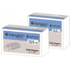 Скобы Kangaro №26/6 - 1000 штук