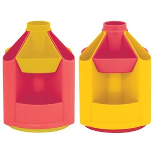 Подставка-органайзер СТАММ Mini Desk - Вращающаяся - 107*107*140 мм - 10 отделений